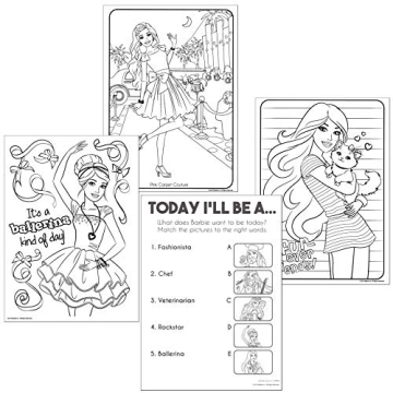 Lazy Days Barbie Coloring & Activity Book for Kids