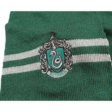 Harry Potter Slytherin Scarf and Beanie Set for Fans