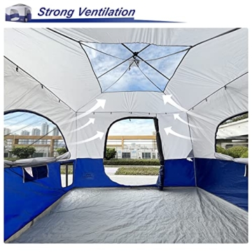 KAMPKEEPER Camping Inner Tent for 10'x10' Canopy, Blue