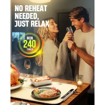 VEPOKA Food Warming Mat - Keep Food Warm at Parties