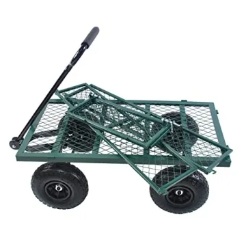 HJRTFLXC Large Capacity Garden Dump Cart Heavy Duty Utility Wagon