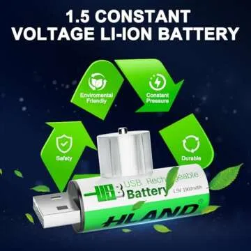 SPYONG AA Rechargeable Lithium Batteries with Fast Charge