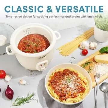 Aroma CoreCoat Pot-Style Rice Cooker for Healthy Cooking