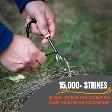 Friendly Swede Ferro Rod Fire Starter for Camping and Survival