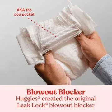 Huggies Size 1 Diapers, Snug & Dry Newborn Diapers, Size 1 (8-14 lbs), 108 Count, Packaging May Vary