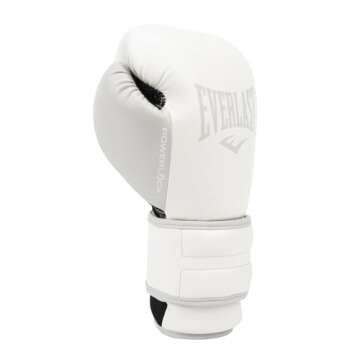 Everlast PowerLock2 Training Glove 12Oz (White/Grey)