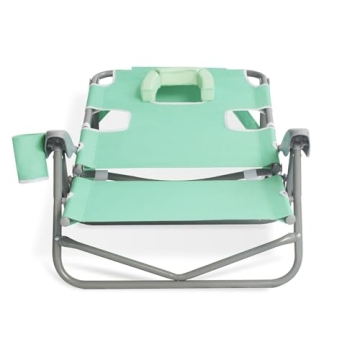 Portable Ostrich Beach Chair with Face Hole - Adjustable and Durable