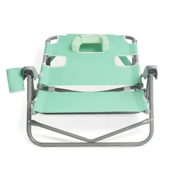 Portable Ostrich Beach Chair with Face Hole - Adjustable and Durable