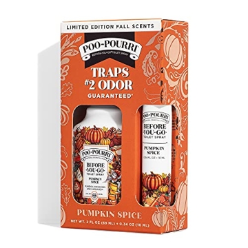 Poo-Pourri Pumpkin Spice Toilet Spray for Fall Comfort