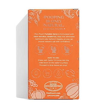 Poo-Pourri Pumpkin Spice Toilet Spray for Fall Comfort