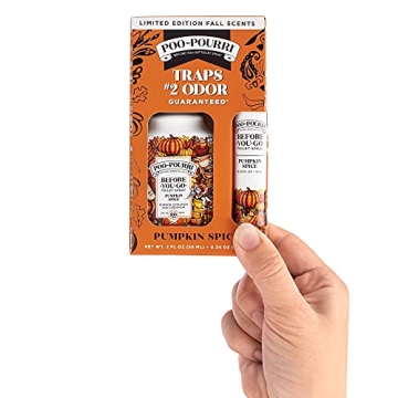 Poo-Pourri Pumpkin Spice Toilet Spray for Fall Comfort