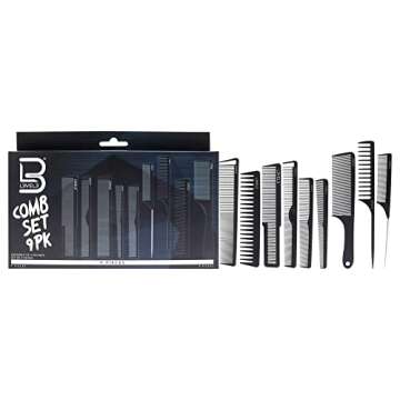 L3 Carbon Comb Set - Professional Quality for Barbers and Stylists