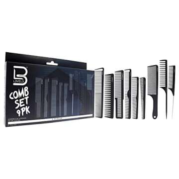 L3 Carbon Comb Set - Durable & Stylish Hair Combs