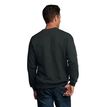 Men's Eversoft Fleece Crewneck Sweatshirt - Black Heather