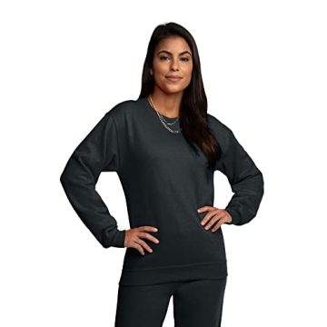 Men's Eversoft Fleece Crewneck Sweatshirt - Black Heather