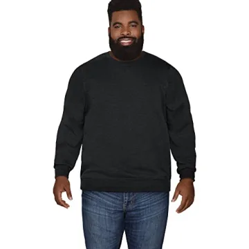 Men's Eversoft Fleece Crewneck Sweatshirt - Black Heather