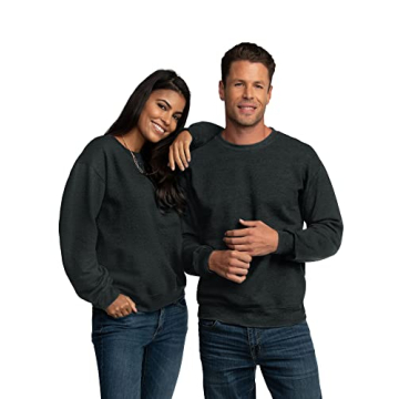 Men's Eversoft Fleece Crewneck Sweatshirt - Black Heather