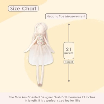 Mon Ami Vanilla Scented Plush Doll - 21" Soft Toy Gift