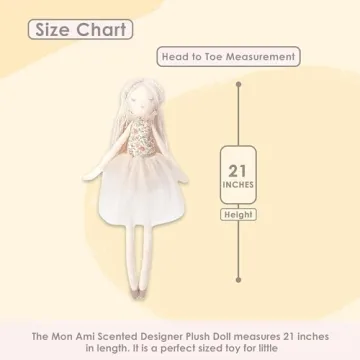 Mon Ami Vanilla Scented Plush Doll - 21" Soft Toy Gift