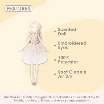 Mon Ami Vanilla Scented Plush Doll - 21" Soft Toy Gift