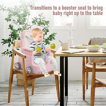 Stylish 3 in 1 High Chair for Infants & Toddlers
