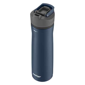 Contigo Cortland Chill 2.0 Blueberry Water Bottle - 24oz, Vacuum-Insulated, Spill-Proof, Perfect for...