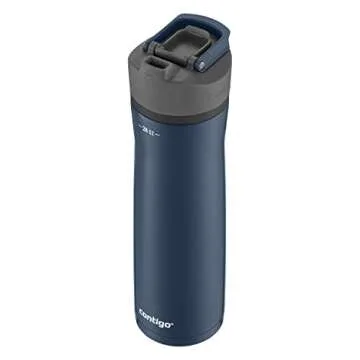 Contigo Cortland Chill 2.0 Blueberry Water Bottle - 24oz, Vacuum-Insulated, Spill-Proof, Perfect for...
