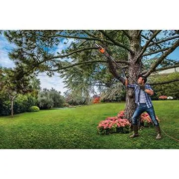 WORX WG310 Electric Power Pole Saw for Easy Yard Care