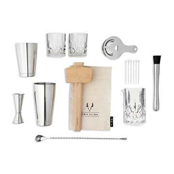 Viski 17-Piece Bar Tools Kit for Cocktail Making