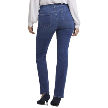 NYDJ Women's Misses Marilyn Straight Denim Jeans in Cooper