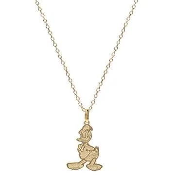 Disney Donald Duck Gold Pendant Necklace for All Occasions