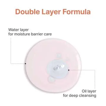 Dr. Bio Double Layering Cleansing Water (16.9oz/480ml) | Face Cleanser and Makeup Remover, Micellar Cleansing Water for Sensitive Skin, Probiotic Soothing and Hydration, Korean Skin Care, Vegan