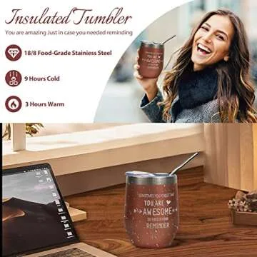 EVOLUX Gift Basket for Women - Birthday Gifts SPA Gift Box for Her Female Friends Daughter Wife Mom - Self Care Package Wine Gift Set for Women Who Have Everything