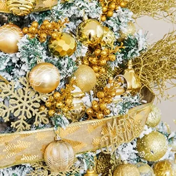 XmasExp 99-Pack Shatterproof Xmas Ball Ornaments