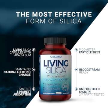 Living Silica Mineral-Based Collagen Booster Capsules
