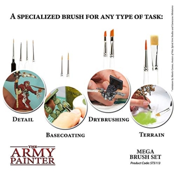 Ultimate Army Painter Brush Set for Miniature Painting