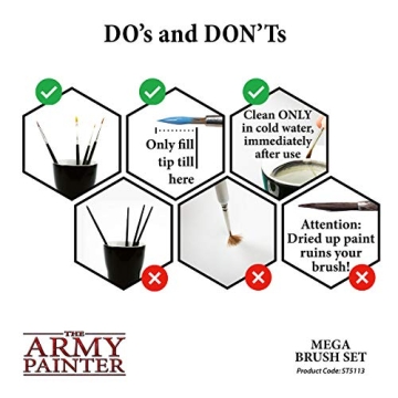 Ultimate Army Painter Brush Set for Miniature Painting
