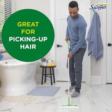 Swiffer Sweeper Dry Sweeping Pad Refills for Floor mop Unscented 40 Count