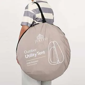 Jekito Pop Up Privacy Tent for Beach & Camping Use
