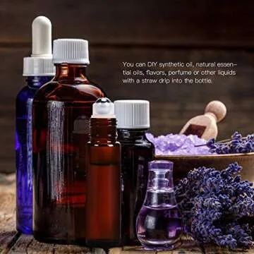 ULG 10ml Amber Roll-on Bottles Set for Essential Oils