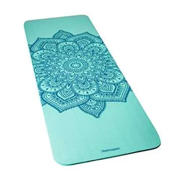 Retrospec Solana Yoga Mat Thick w/Nylon Strap for Men & Women