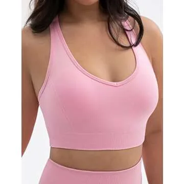 CELER Eco-Friendly Sports Bra for Women with Removable Pads