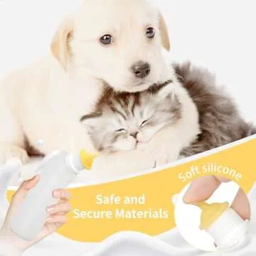 Jiaxix Pet Nursing Bottle for Puppies and Kittens - 5pcs Set