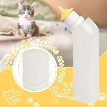 Jiaxix Pet Nursing Bottle for Puppies and Kittens - 5pcs Set
