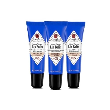 Jack Black Intense Therapy Lip Balm 3-Pack with SPF 25