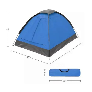 Lightweight 2 Person Camping Tent by Wakeman Outdoors