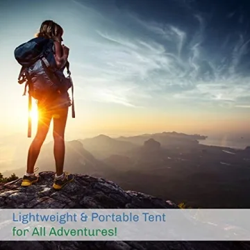 Lightweight 2 Person Camping Tent by Wakeman Outdoors