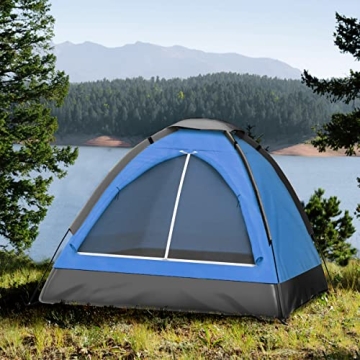 Lightweight 2 Person Camping Tent by Wakeman Outdoors