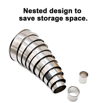 Versatile 11-Piece Stainless Steel Cookie Cutter Set