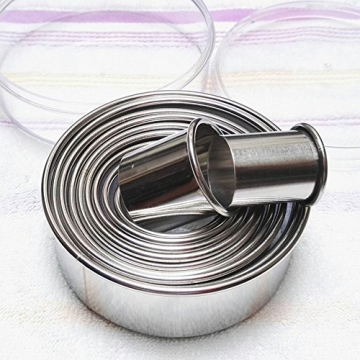 Versatile 11-Piece Stainless Steel Cookie Cutter Set